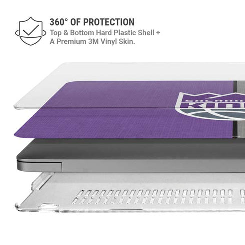 NBA Sacramento Kings Split Canvas MacBook Cases