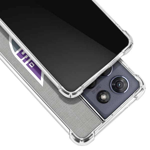 NBA Sacramento Kings Split Canvas Moto G Power 5G (2025) Clear Case