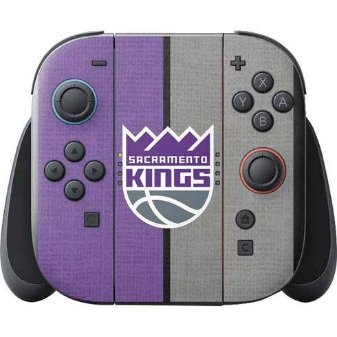 NBA Sacramento Kings Split Canvas Nintendo Switch 2 (2025) with Joy-Con Skin