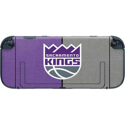 NBA Sacramento Kings Split Canvas Nintendo Switch 2 (2025) with Joy-Con Skin