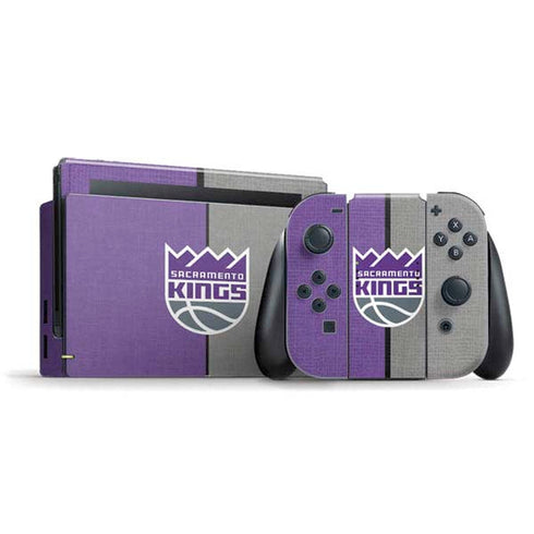 NBA Sacramento Kings Split Canvas Nintendo Skins