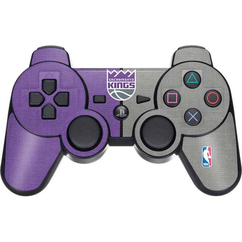 NBA Sacramento Kings Split Canvas PS3 Dual Shock wireless controller Skin