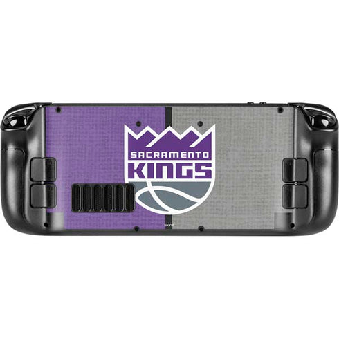 NBA Sacramento Kings Split Canvas Steam Deck Handheld Gaming Computer Skin