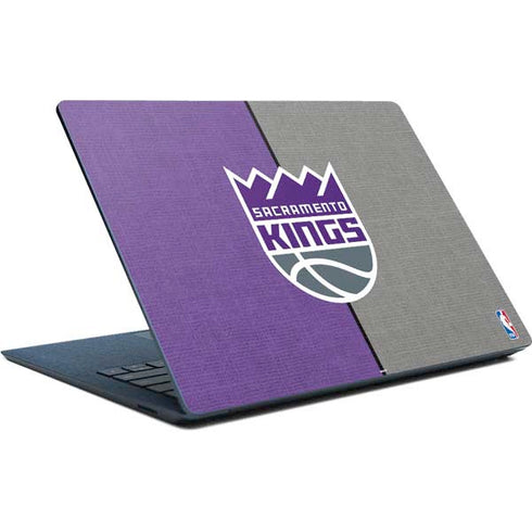 NBA Sacramento Kings Split Canvas Surface Laptop Skin