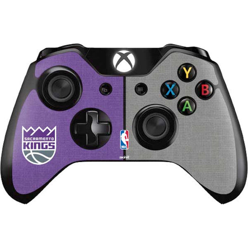 NBA Sacramento Kings Split Canvas Xbox One Controller Skin