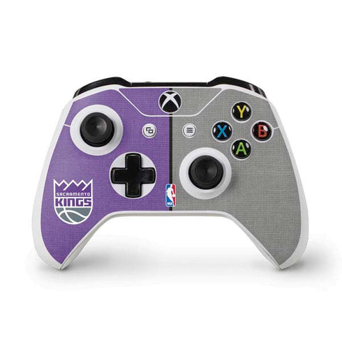 NBA Sacramento Kings Split Canvas Xbox One S Controller Skin
