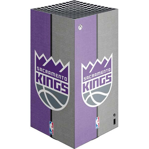 NBA Sacramento Kings Split Canvas XBox Series X Digital Edition Console Skin