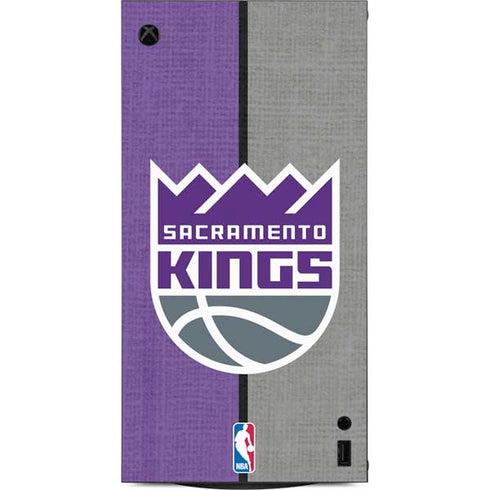 NBA Sacramento Kings Split Canvas XBox Series X Digital Edition Console Skin