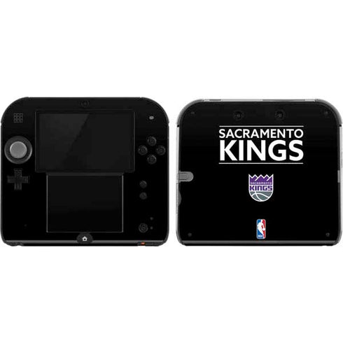 NBA Sacramento Kings Standard - Black Nintendo 2DS Skin