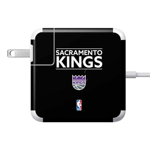 NBA Sacramento Kings Standard - Black 85W Power Adapter (15 and 17 inch MacBook Pro Charger) Skin