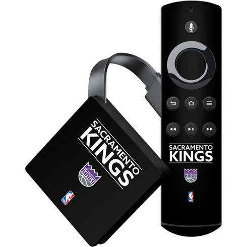 NBA Sacramento Kings Standard - Black Amazon Fire TV Skin