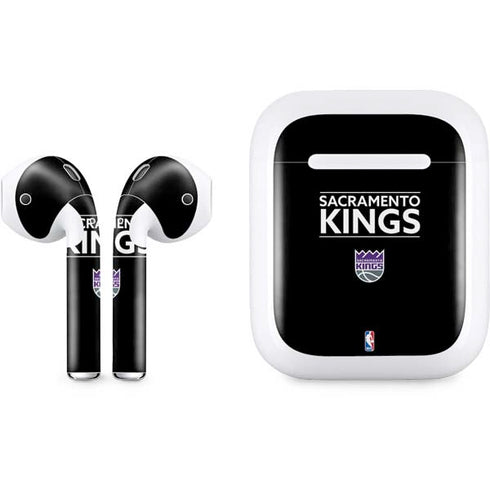 NBA Sacramento Kings Standard - Black Apple AirPods Skin