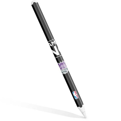 NBA Sacramento Kings Standard - Black Apple Pencil (2nd Gen 2019) Skin