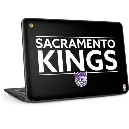 NBA Sacramento Kings Standard - Black HP Chromebook Skin