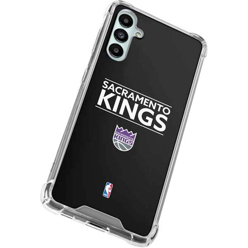 NBA Sacramento Kings Standard - Black Gabb Phone 4 Clear Case