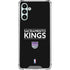 NBA Sacramento Kings Standard - Black Galaxy A13 5G Clear Case
