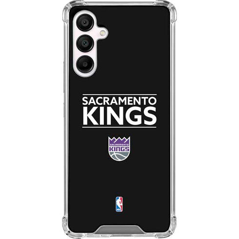 NBA Sacramento Kings Standard - Black Galaxy A16 5G Clear Case