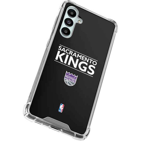NBA Sacramento Kings Standard - Black Galaxy A16 5G Clear Case