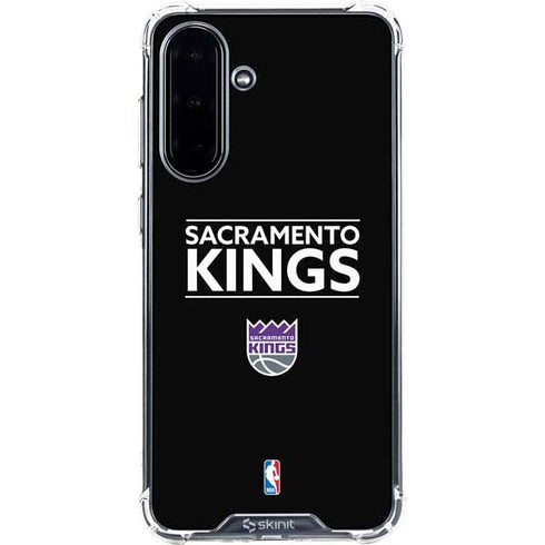 NBA Sacramento Kings Standard - Black Galaxy A36 5G Clear Case