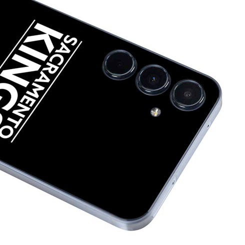 NBA Sacramento Kings Standard - Black Galaxy A36 5G Skin