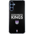 NBA Sacramento Kings Standard - Black Galaxy A55 5G Clear Case