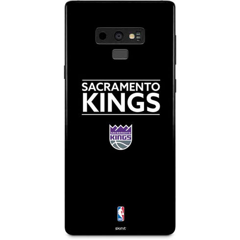 NBA Sacramento Kings Standard - Black Galaxy Note 9 Skin