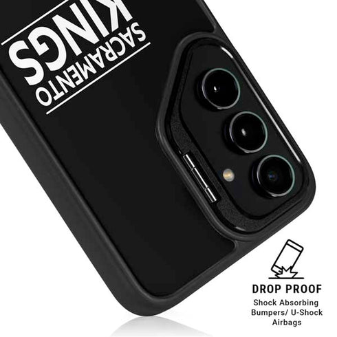 NBA Sacramento Kings Standard - Black Galaxy S24 Kickstand Case