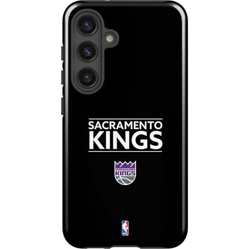 NBA Sacramento Kings Standard - Black Galaxy S25 Plus Impact Case