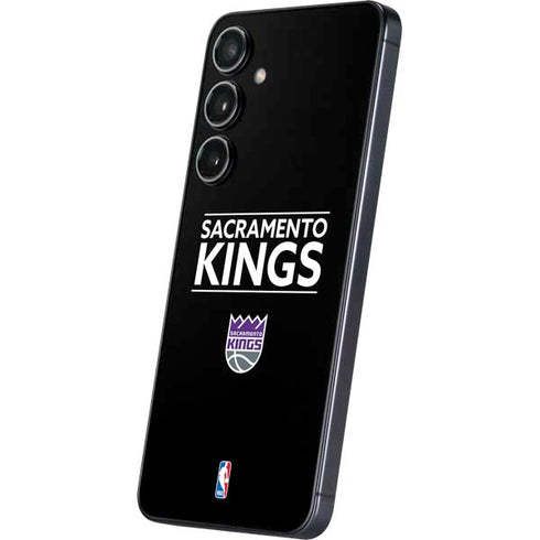 NBA Sacramento Kings Standard - Black Galaxy S25 Skin
