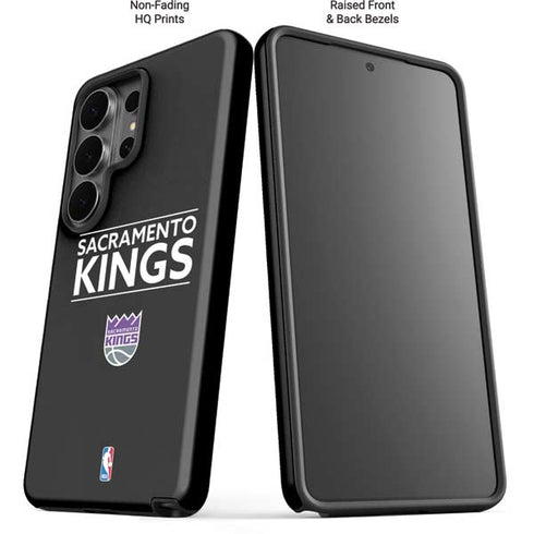 NBA Sacramento Kings Standard - Black Galaxy S26 Ultra Impact Case