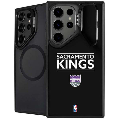 NBA Sacramento Kings Standard - Black Galaxy S26 Ultra Kickstand Case