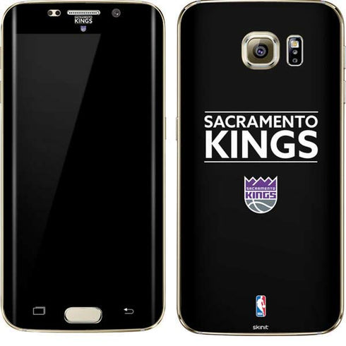 NBA Sacramento Kings Standard - Black Galaxy S7 Edge Skin