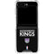 NBA Sacramento Kings Standard - Black Galaxy Z Flip6 Clear Case