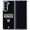 NBA Sacramento Kings Standard - Black Galaxy Z Fold5 5G Clear Case
