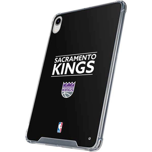 NBA Sacramento Kings Standard - Black iPad 11th Gen (2025) Clear Case