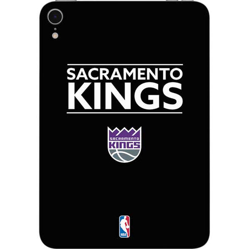 NBA Sacramento Kings Standard - Black Apple iPad Mini Skin