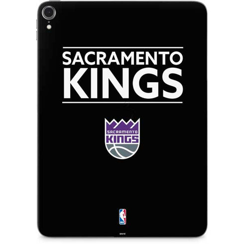 NBA Sacramento Kings Standard - Black Apple iPad Pro Skin