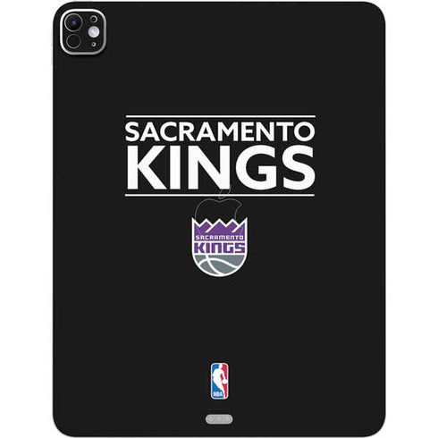 NBA Sacramento Kings Standard - Black iPad Pro 13in M4 (2024) Skin