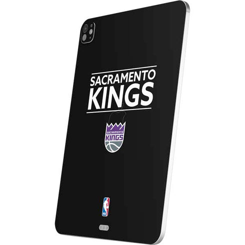 NBA Sacramento Kings Standard - Black iPad Pro 13in M4 (2024) Skin