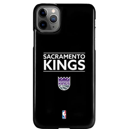 NBA Sacramento Kings Standard - Black iPhone Cases