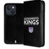NBA Sacramento Kings Standard - Black iPhone 13 Folio Case
