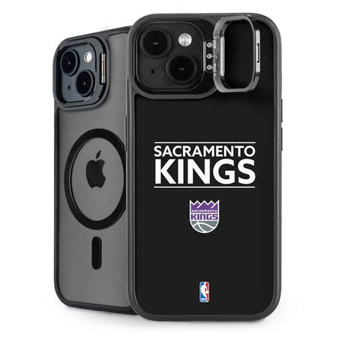 NBA Sacramento Kings Standard - Black iPhone 13 Kickstand Case