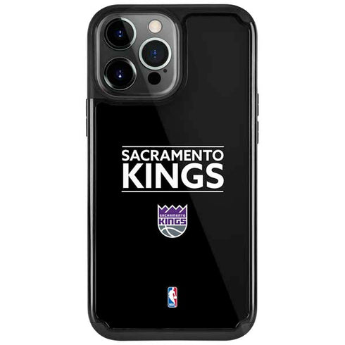 NBA Sacramento Kings Standard - Black iPhone Cases