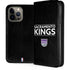 NBA Sacramento Kings Standard - Black iPhone 13 Pro Max Folio Case