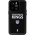 NBA Sacramento Kings Standard - Black iPhone 15 Pro Waterproof Case