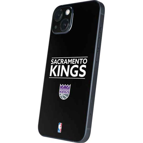 NBA Sacramento Kings Standard - Black iPhone 15 Skin