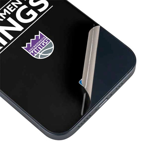 NBA Sacramento Kings Standard - Black iPhone 15 Skin