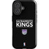 NBA Sacramento Kings Standard - Black iPhone 16 Impact Case