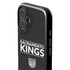 NBA Sacramento Kings Standard - Black iPhone 16 Impact Case