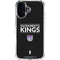 NBA Sacramento Kings Standard - Black iPhone 16 Plus Clear Case